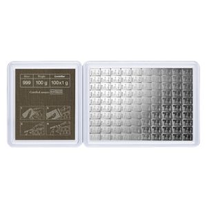 Silver Valcambi CombiBar back